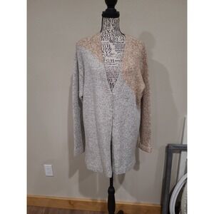 Cabi Tilt Color Block cardigan button front cabincore office cozy Women SZ M